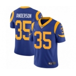 Youth Nike Los Angeles Rams #35 C.J. Anderson Royal Blue Alternate Vapor Untouchable Limited Player NFL Jersey