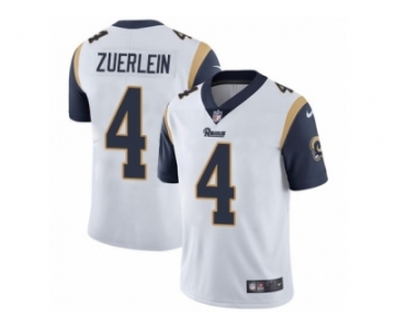 Youth Nike Los Angeles Rams #4 Greg Zuerlein Vapor Untouchable Limited White NFL Jersey