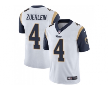 Youth Nike Los Angeles Rams #4 Greg Zuerlein White Stitched NFL Vapor Untouchable Limited Jersey