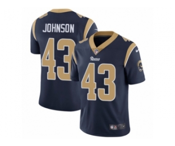 Youth Nike Los Angeles Rams #43 John Johnson Vapor Untouchable Limited Navy Blue Team Color NFL Jersey