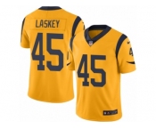 Youth Nike Los Angeles Rams #45 Zach Laskey Limited Gold Rush NFL Jersey