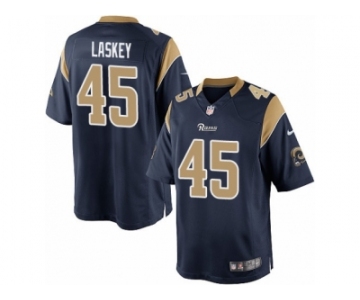 Youth Nike Los Angeles Rams #45 Zach Laskey Limited Navy Blue Team Color NFL Jersey