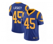 Youth Nike Los Angeles Rams #45 Zach Laskey Vapor Untouchable Limited Royal Blue Alternate NFL Jersey