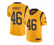 Youth Nike Los Angeles Rams #46 Cory Harkey Limited Gold Rush NFL Jersey