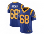 Youth Nike Los Angeles Rams #68 Jamon Brown Vapor Untouchable Limited Royal Blue Alternate NFL Jersey