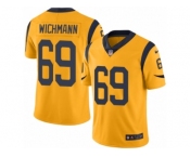 Youth Nike Los Angeles Rams #69 Cody Wichmann Limited Gold Rush NFL Jersey