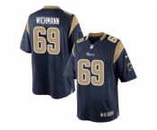 Youth Nike Los Angeles Rams #69 Cody Wichmann Limited Navy Blue Team Color NFL Jersey