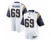 Youth Nike Los Angeles Rams #69 Cody Wichmann Limited White NFL Jersey