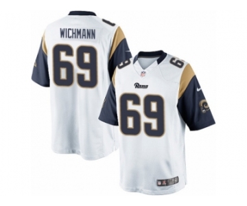 Youth Nike Los Angeles Rams #69 Cody Wichmann Limited White NFL Jersey