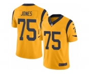 Youth Nike Los Angeles Rams #75 Deacon Jones Limited Gold Rush NFL Jersey