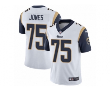 Youth Nike Los Angeles Rams #75 Deacon Jones Vapor Untouchable Limited White NFL Jersey