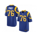 Youth Nike Los Angeles Rams #76 Orlando Pace Game Royal Blue Alternate NFL Jersey