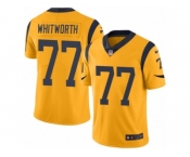 Youth Nike Los Angeles Rams #77 Andrew Whitworth Limited Gold Rush NFL Jersey