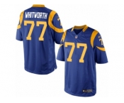 Youth Nike Los Angeles Rams #77 Andrew Whitworth Limited Royal Blue Alternate NFL Jersey