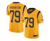 Youth Nike Los Angeles Rams #79 Rob Havenstein Limited Gold Rush NFL Jersey