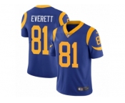 Youth Nike Los Angeles Rams #81 Gerald Everett Vapor Untouchable Limited Royal Blue Alternate NFL Jersey