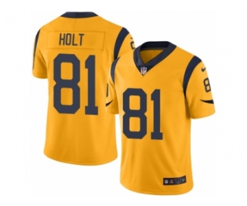 Youth Nike Los Angeles Rams #81 Torry Holt Limited Gold Rush NFL Jersey