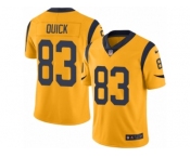 Youth Nike Los Angeles Rams #83 Brian Quick Limited Gold Rush NFL Jersey