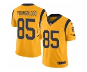 Youth Nike Los Angeles Rams #85 Jack Youngblood Limited Gold Rush NFL Jersey