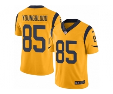 Youth Nike Los Angeles Rams #85 Jack Youngblood Limited Gold Rush NFL Jersey