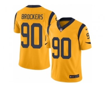 Youth Nike Los Angeles Rams #90 Michael Brockers Limited Gold Rush NFL Jersey