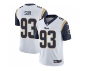 Youth Nike Los Angeles Rams #93 Ndamukong Suh White Stitched NFL Vapor Untouchable Limited Jersey