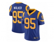 Youth Nike Los Angeles Rams #95 Tyrunn Walker Vapor Untouchable Limited Royal Blue Alternate NFL Jersey