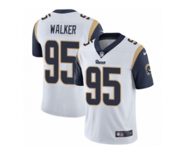 Youth Nike Los Angeles Rams #95 Tyrunn Walker Vapor Untouchable Limited White NFL Jersey