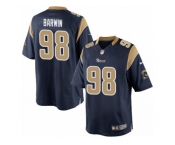 Youth Nike Los Angeles Rams #98 Connor Barwin Limited Navy Blue Team Color NFL Jersey