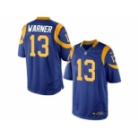 Youth Nike St. Louis Rams #13 Kurt Warner Royal Blue Alternate Stitched Jersey