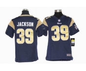 nike youth nfl jerseys st. louis rams #39 jackson blue[nike]