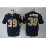 nike youth nfl jerseys st. louis rams #39 jackson dk.blue[nike limited]