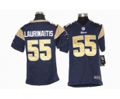 nike youth nfl jerseys st. louis rams #55 laurinaitis blue[nike]