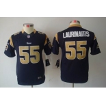 nike youth nfl jerseys st. louis rams #55 laurinaitis dk.blue[nike limited]