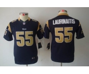 nike youth nfl jerseys st. louis rams #55 laurinaitis dk.blue[nike limited]