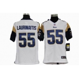 nike youth nfl jerseys st. louis rams #55 laurinaitis white[nike]