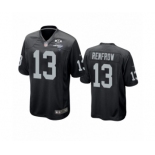 Las Vegas Raiders #13 Hunter Renfrow Black 2020 Inaugural Season Game Jersey