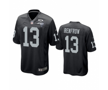 Las Vegas Raiders #13 Hunter Renfrow Black 2020 Inaugural Season Game Jersey