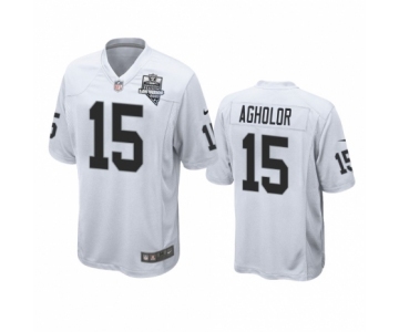 Las Vegas Raiders #15 Nelson Agholor White 2020 Inaugural Season Game Jersey