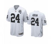 Las Vegas Raiders #24 Johnathan Abram White 2020 Inaugural Season Game Jersey