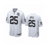 Las Vegas Raiders #25 Eli Apple White 2020 Inaugural Season Game Jersey