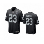 Las Vegas Raiders #2Damarious Randall Black 2020 Inaugural Season Game Jersey