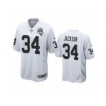 Las Vegas Raiders #34 Bo Jackson White 2020 Inaugural Season Game Jersey