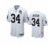 Las Vegas Raiders #34 Bo Jackson White 2020 Inaugural Season Game Jersey