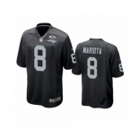 Las Vegas Raiders #8  Marcus Mariota Black 2020 Inaugural Season Game Jersey