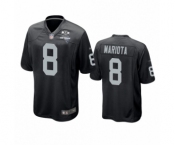 Las Vegas Raiders #8  Marcus Mariota Black 2020 Inaugural Season Game Jersey