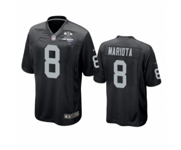 Las Vegas Raiders #8  Marcus Mariota Black 2020 Inaugural Season Game Jersey