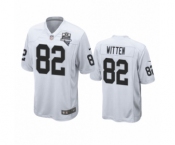 Las Vegas Raiders #82 Jason Witten White 2020 Inaugural Season Game Jersey