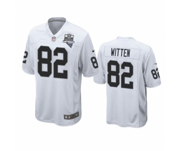 Las Vegas Raiders #82 Jason Witten White 2020 Inaugural Season Game Jersey