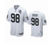 Las Vegas Raiders #98 Maxx Crosby White 2020 Inaugural Season Game Jersey